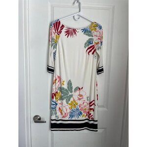Donna Morgan Cream Floral Dress